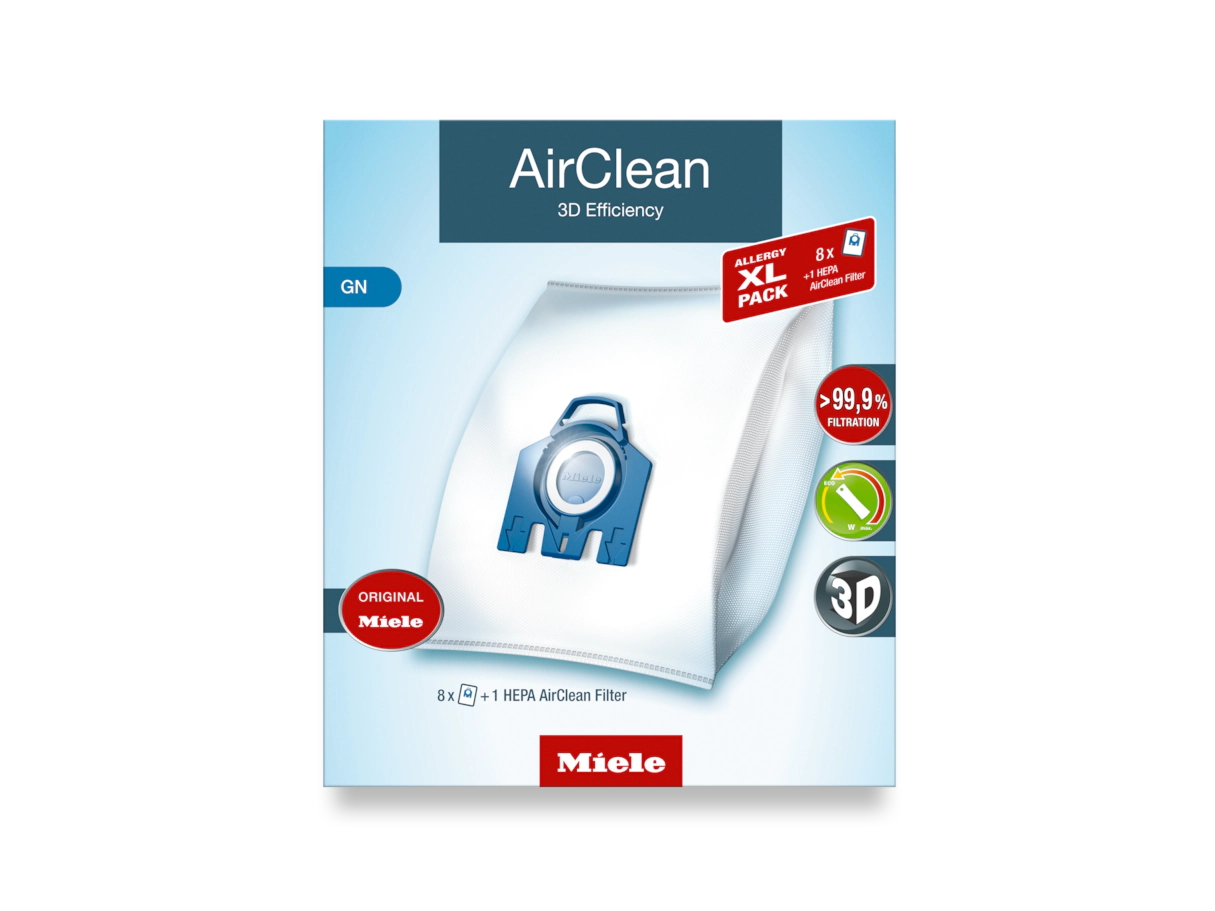 MIELE BAGS G/N AIRCLEAN + HEPA FILTER