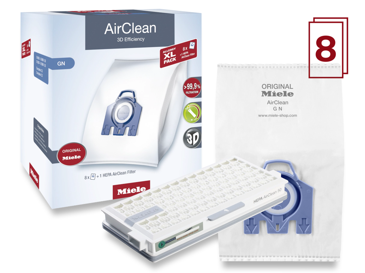 MIELE BAGS G/N AIRCLEAN + HEPA FILTER - Image 4