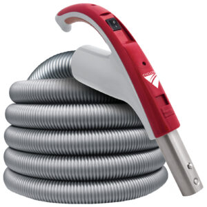 Cyclovac 24V hose with handle and button lock