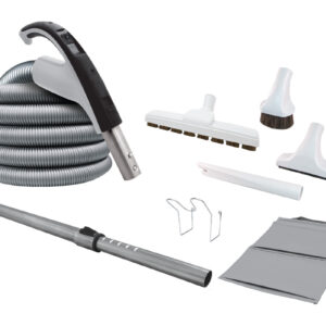 Duovac Attachment kit 24V with Exclusive Black hose and electric handle – Brush 12 in. (30.5 cm)